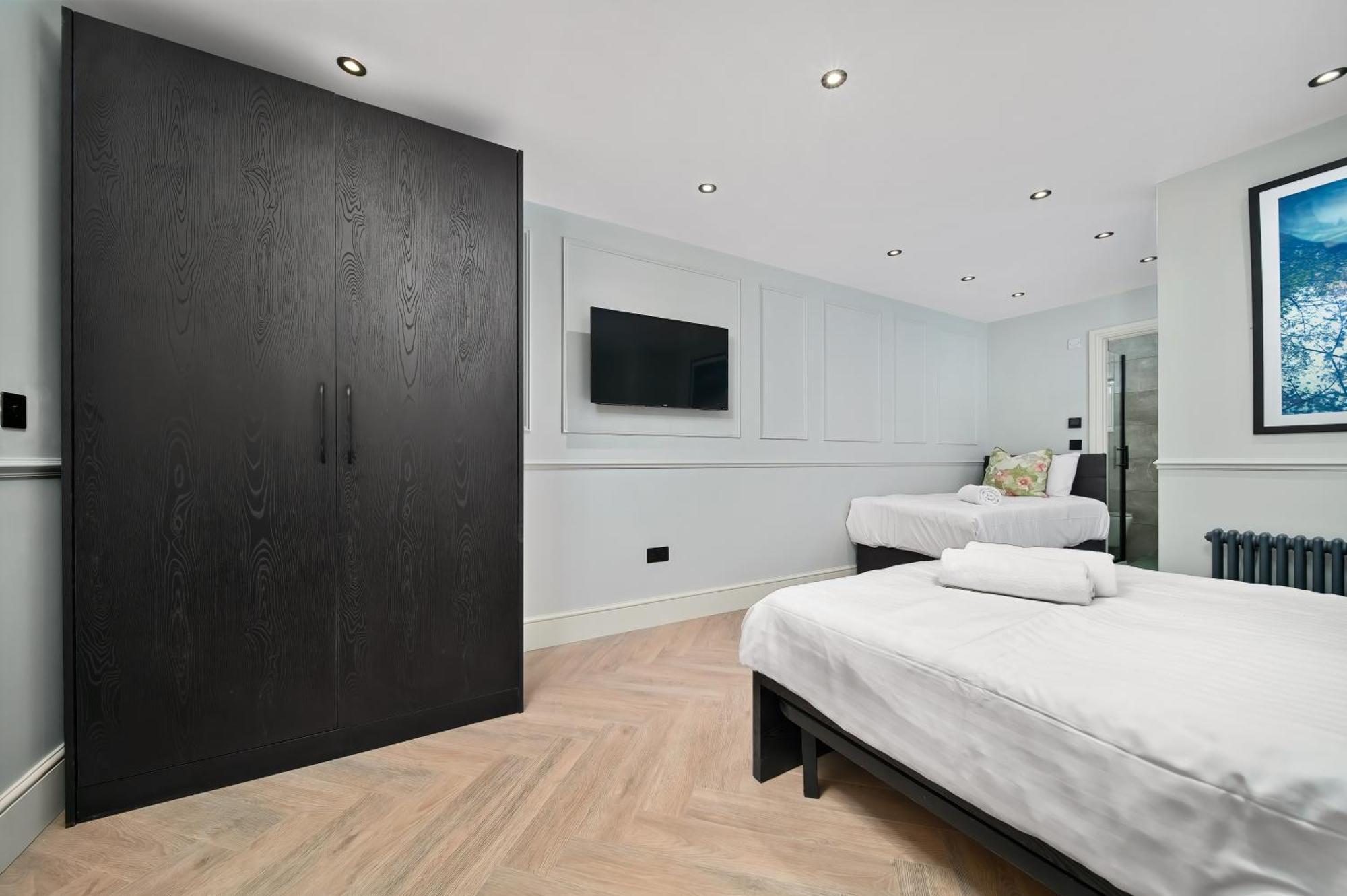 Nine Elms Modern Studio Apartments London Eksteriør bilde